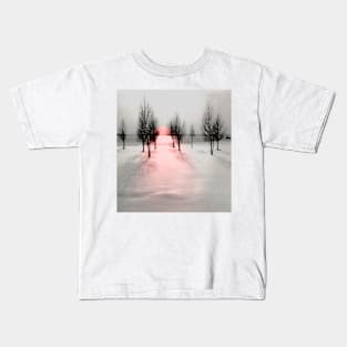 Lake in winter Kids T-Shirt